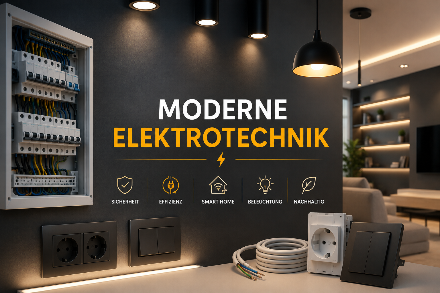 Elektroinstallation erneuern moderne